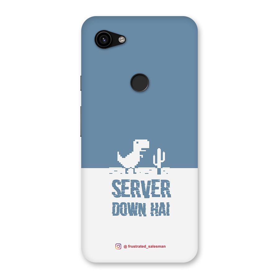 Server Down Hai SteelBlue Back Case for Google Pixel 3a XL