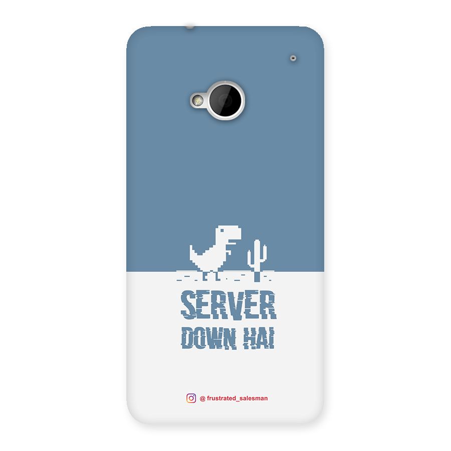 Server Down Hai SteelBlue Back Case for HTC One M7