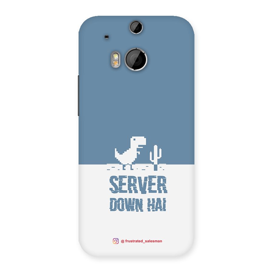 Server Down Hai SteelBlue Back Case for HTC One M8