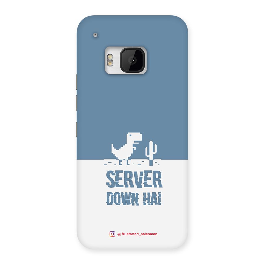 Server Down Hai SteelBlue Back Case for HTC One M9