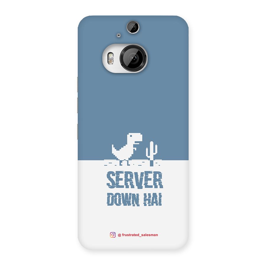 Server Down Hai SteelBlue Back Case for HTC One M9 Plus