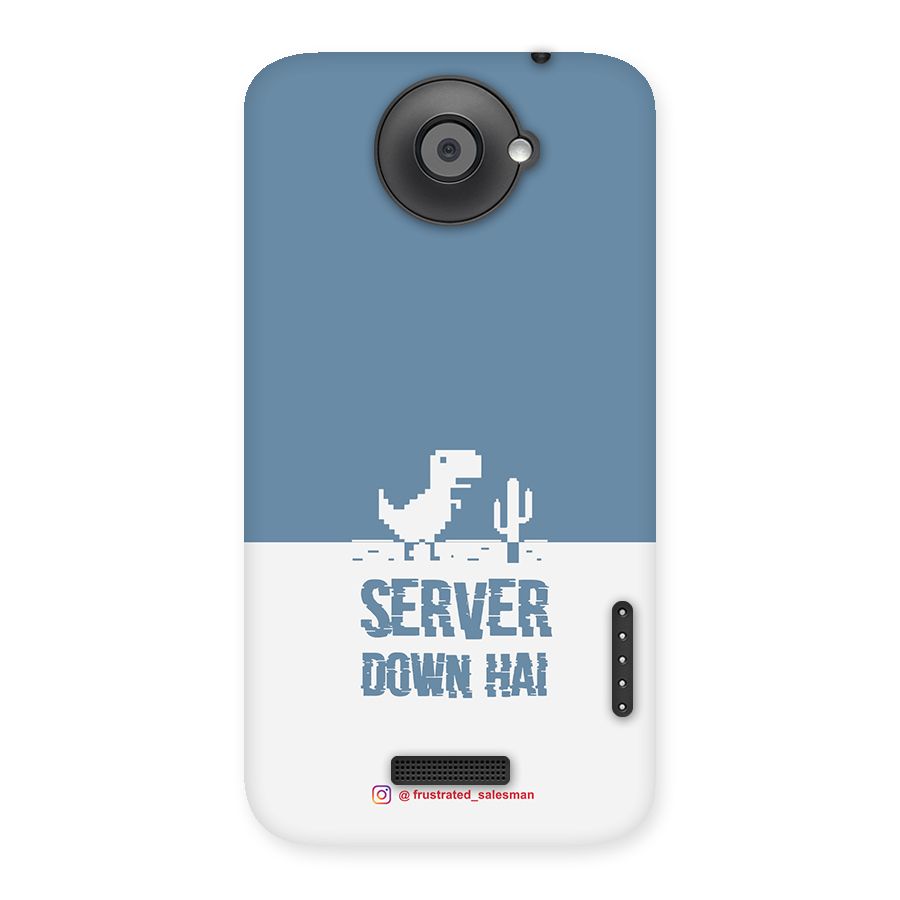 Server Down Hai SteelBlue Back Case for HTC One X