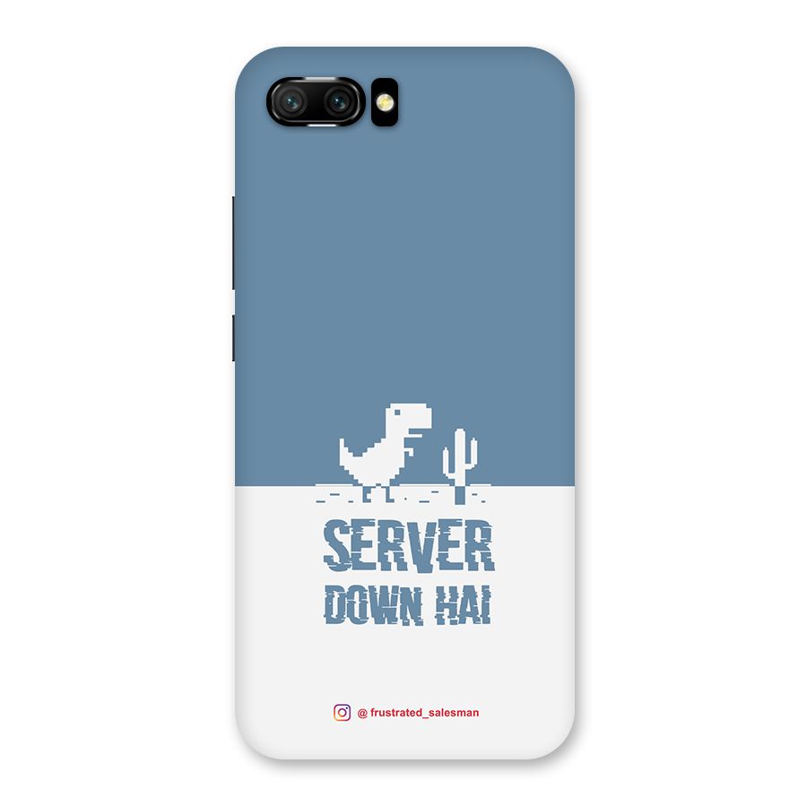 Server Down Hai SteelBlue Back Case for Honor 10