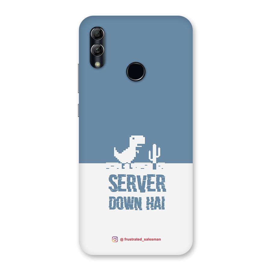 Server Down Hai SteelBlue Back Case for Honor 10 Lite