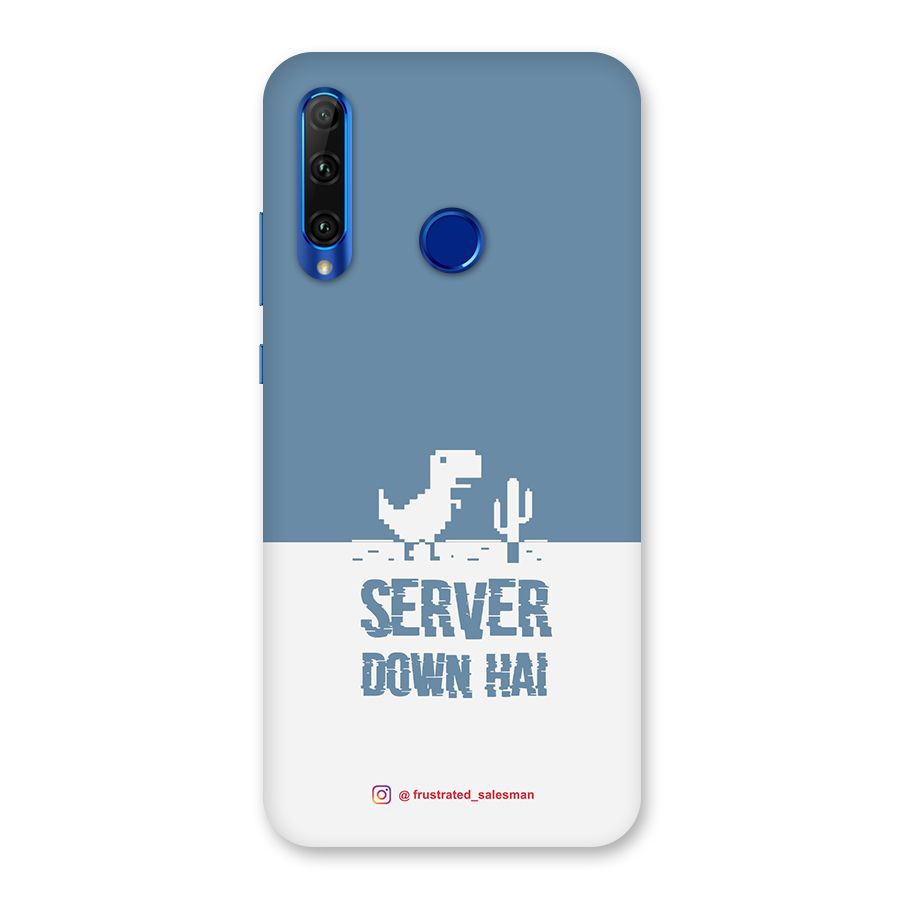 Server Down Hai SteelBlue Back Case for Honor 20i
