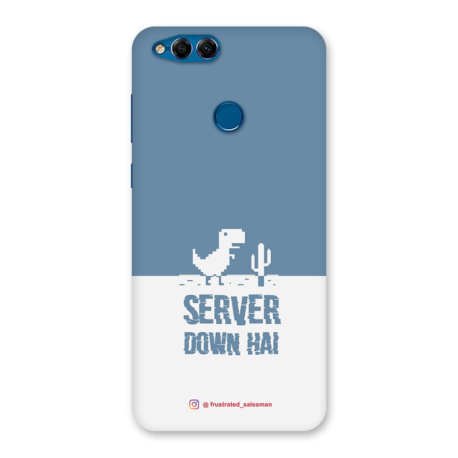 Server Down Hai SteelBlue Back Case for Honor 7X