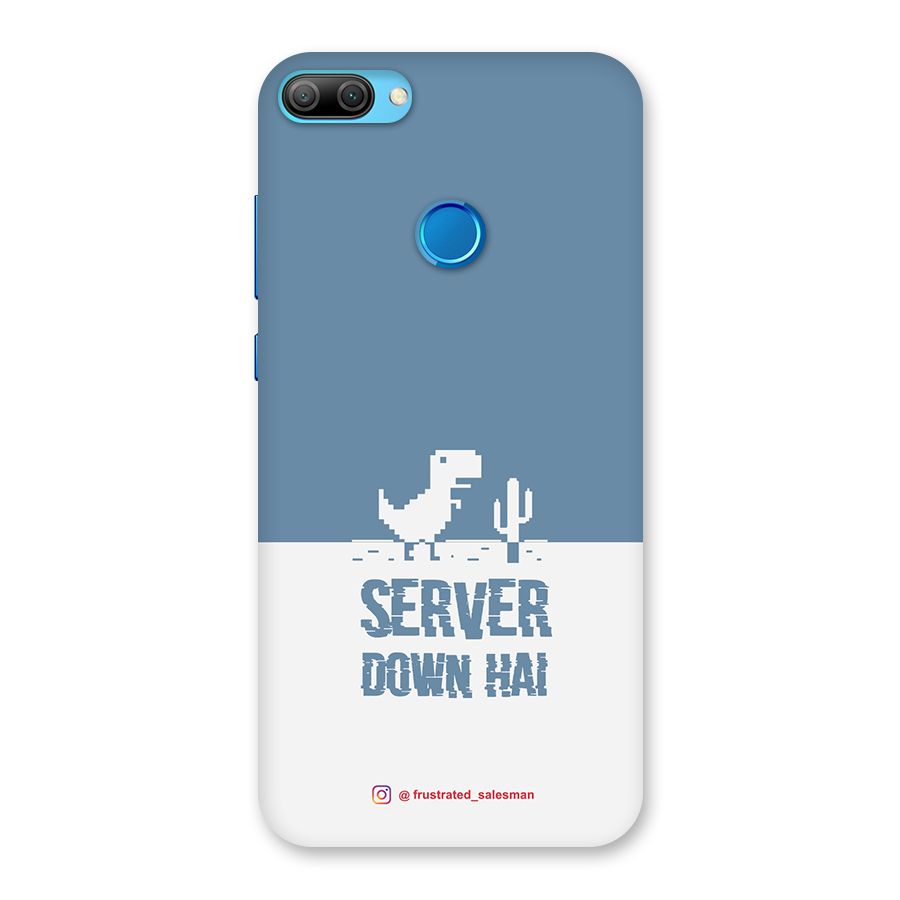 Server Down Hai SteelBlue Back Case for Honor 9N