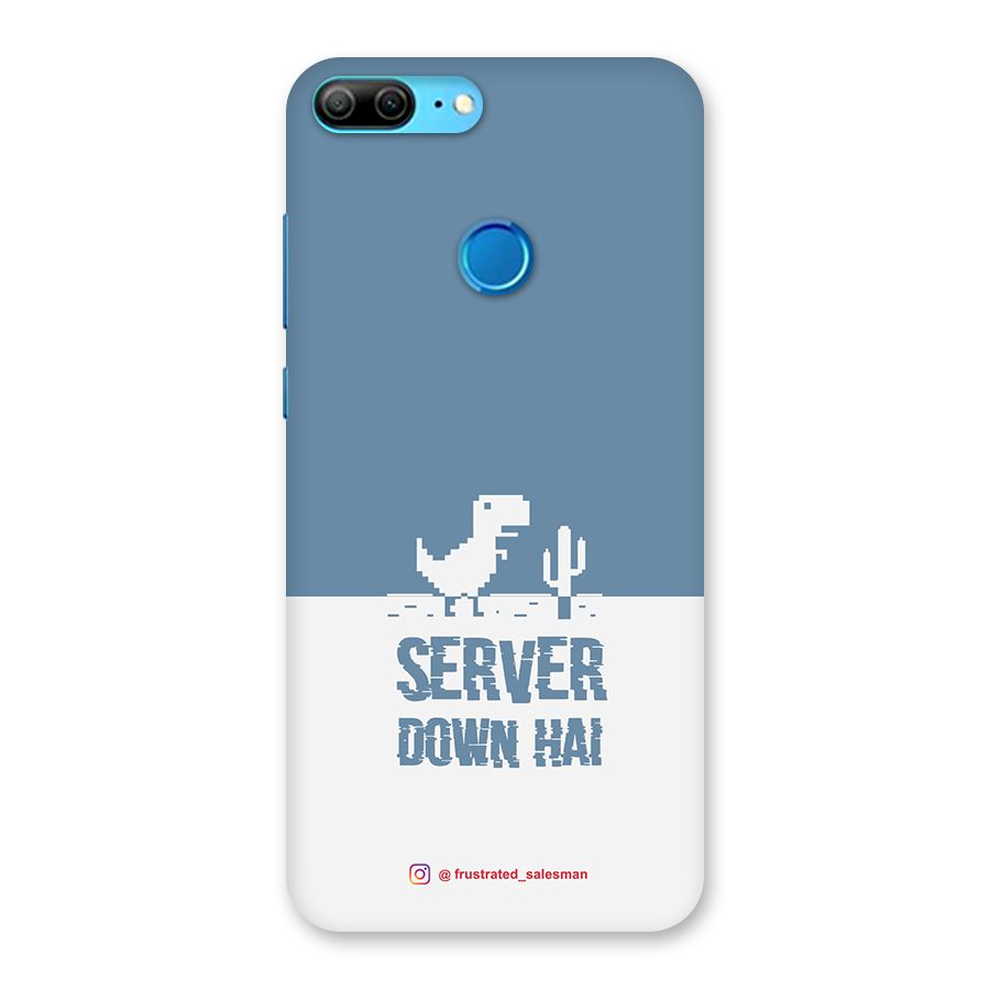 Server Down Hai SteelBlue Back Case for Honor 9 Lite