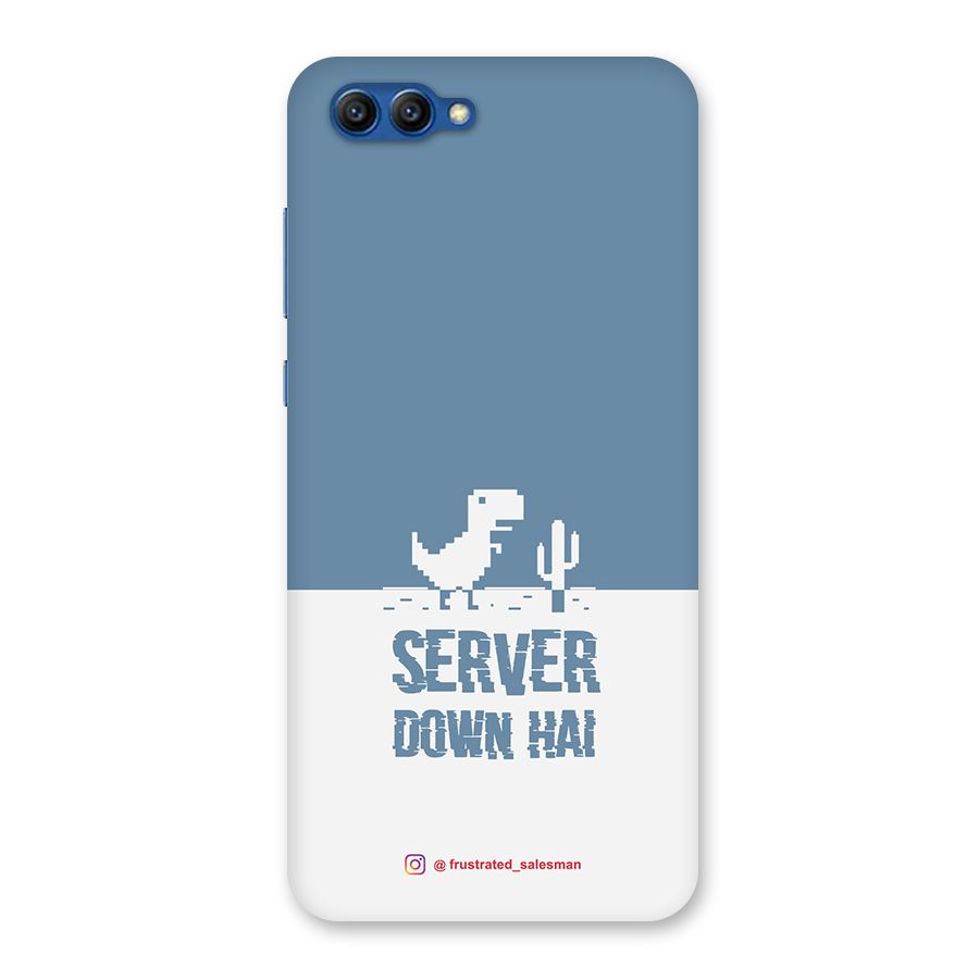 Server Down Hai SteelBlue Back Case for Honor View 10