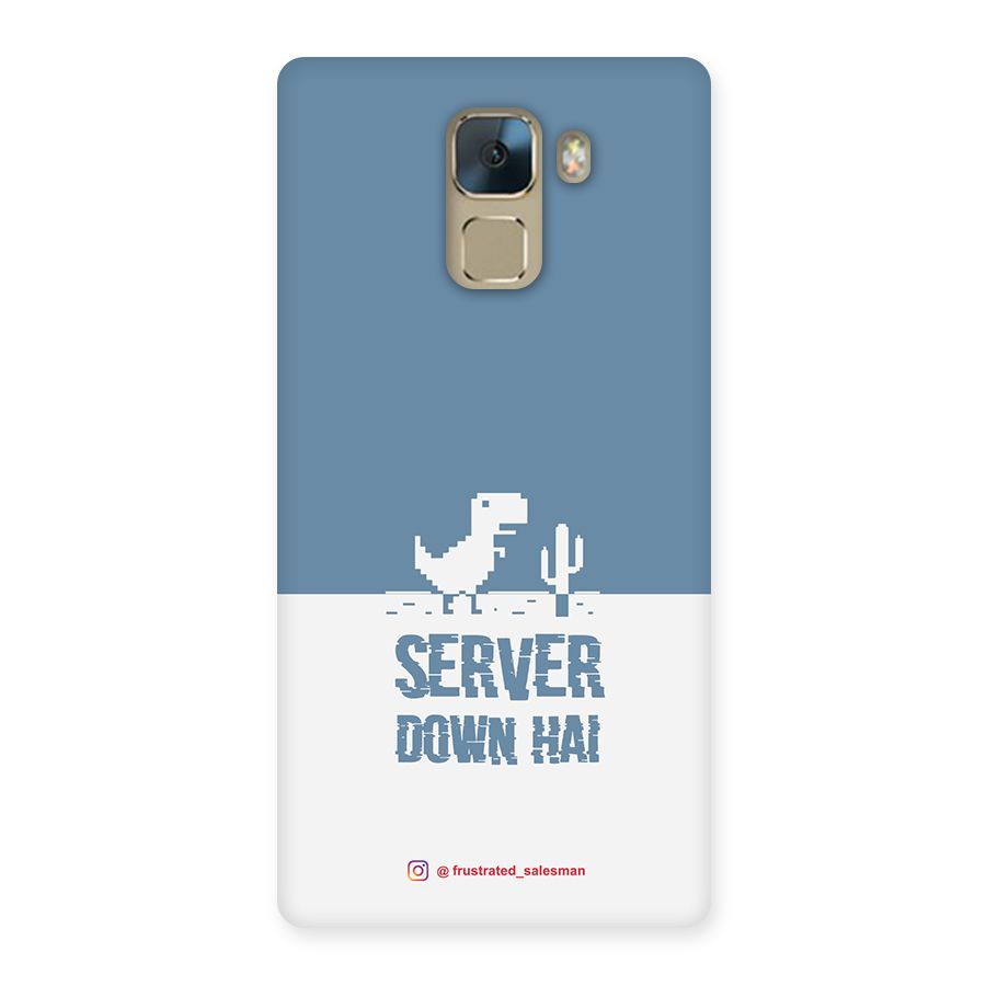Server Down Hai SteelBlue Back Case for Huawei Honor 7