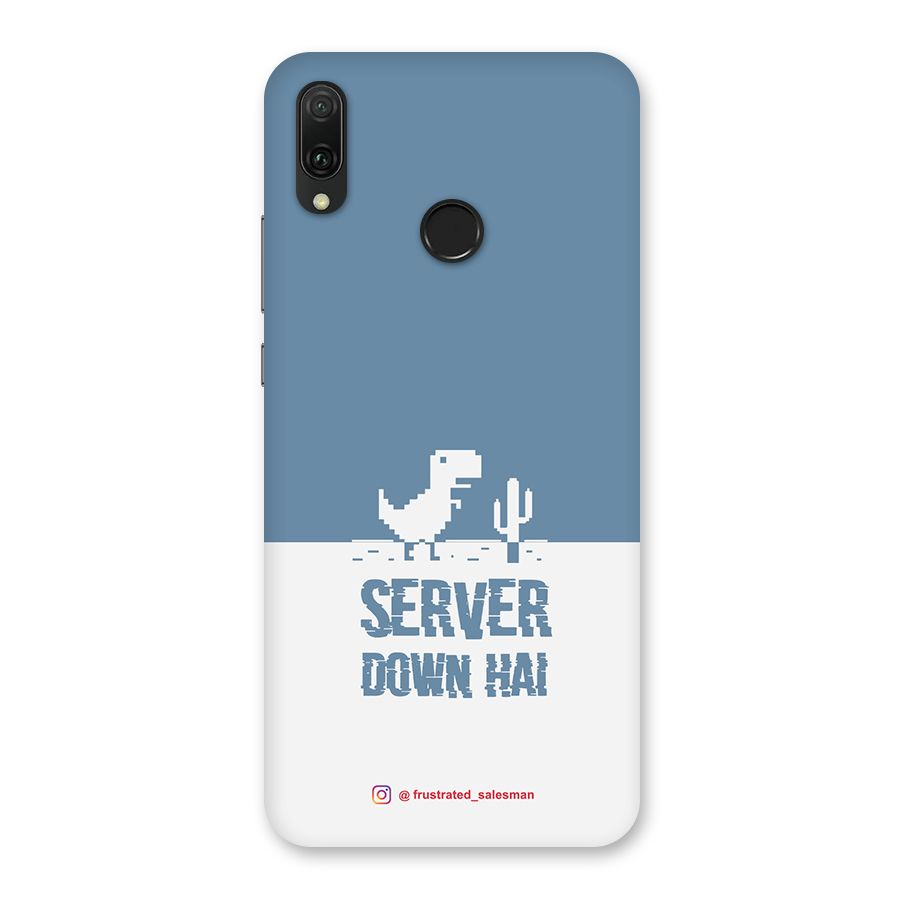 Server Down Hai SteelBlue Back Case for Huawei Y9 (2019)