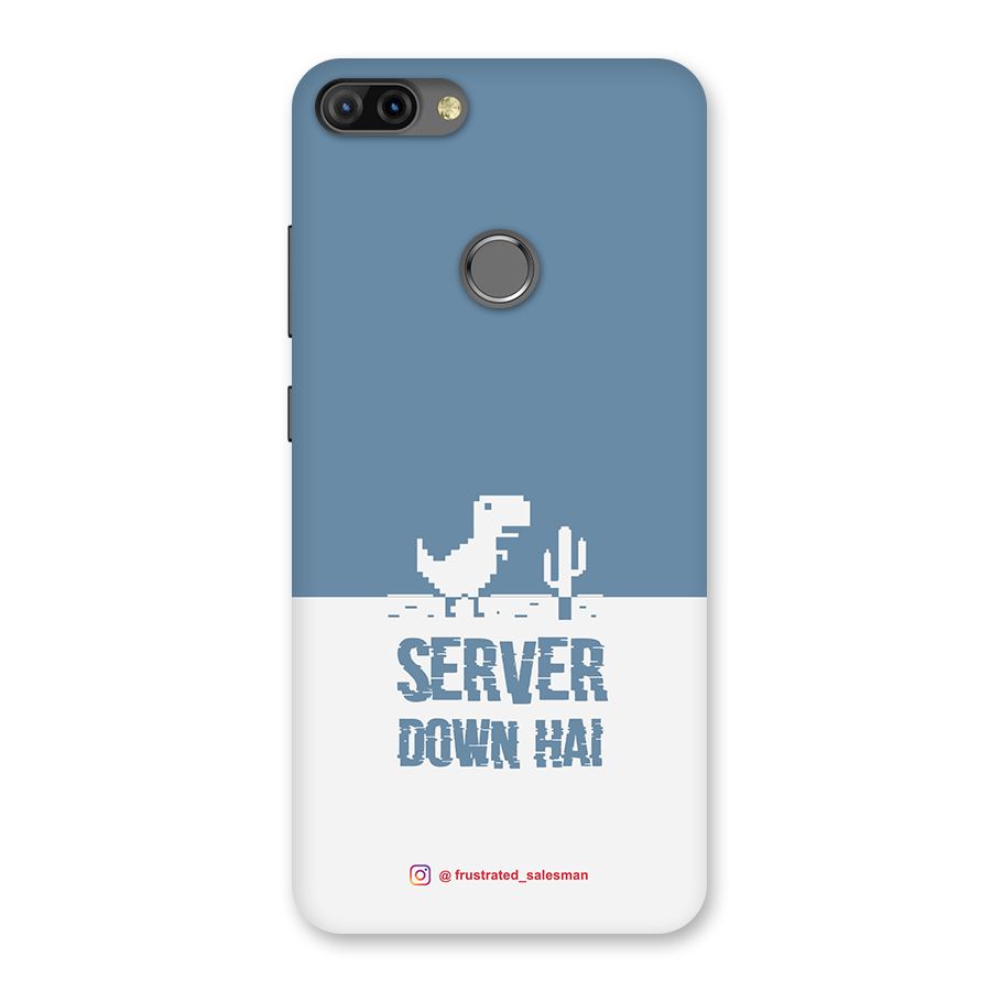 Server Down Hai SteelBlue Back Case for Infinix Hot 6 Pro