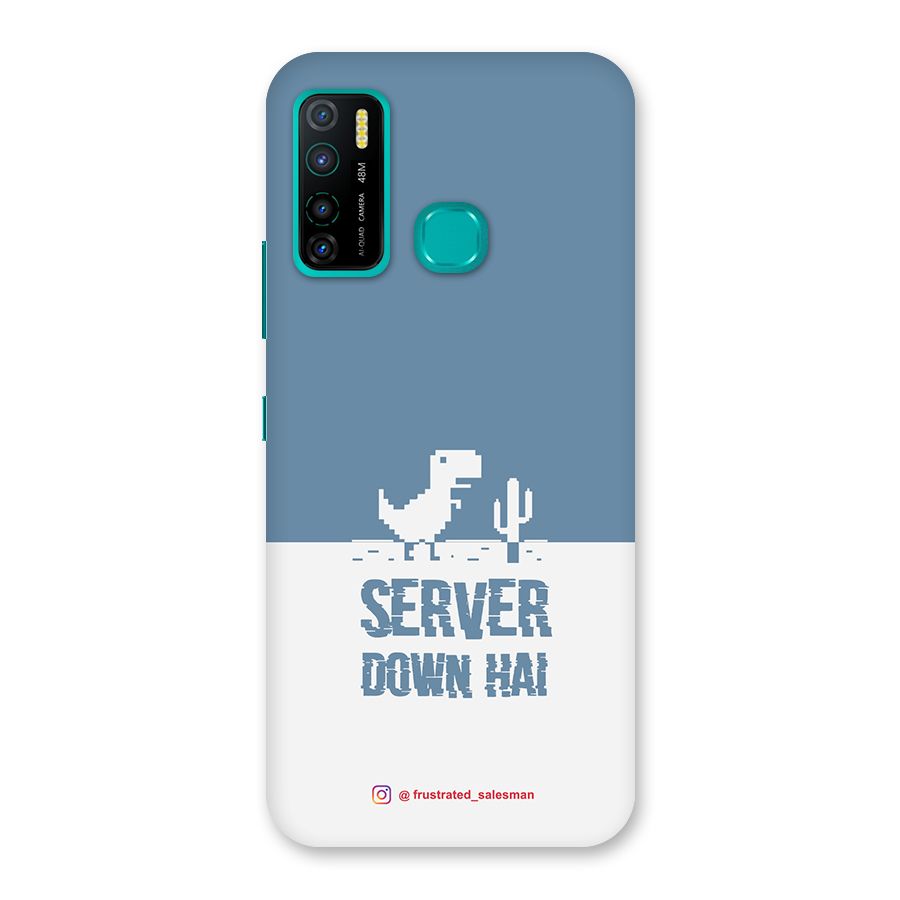 Server Down Hai SteelBlue Back Case for Infinix Hot 9 Pro