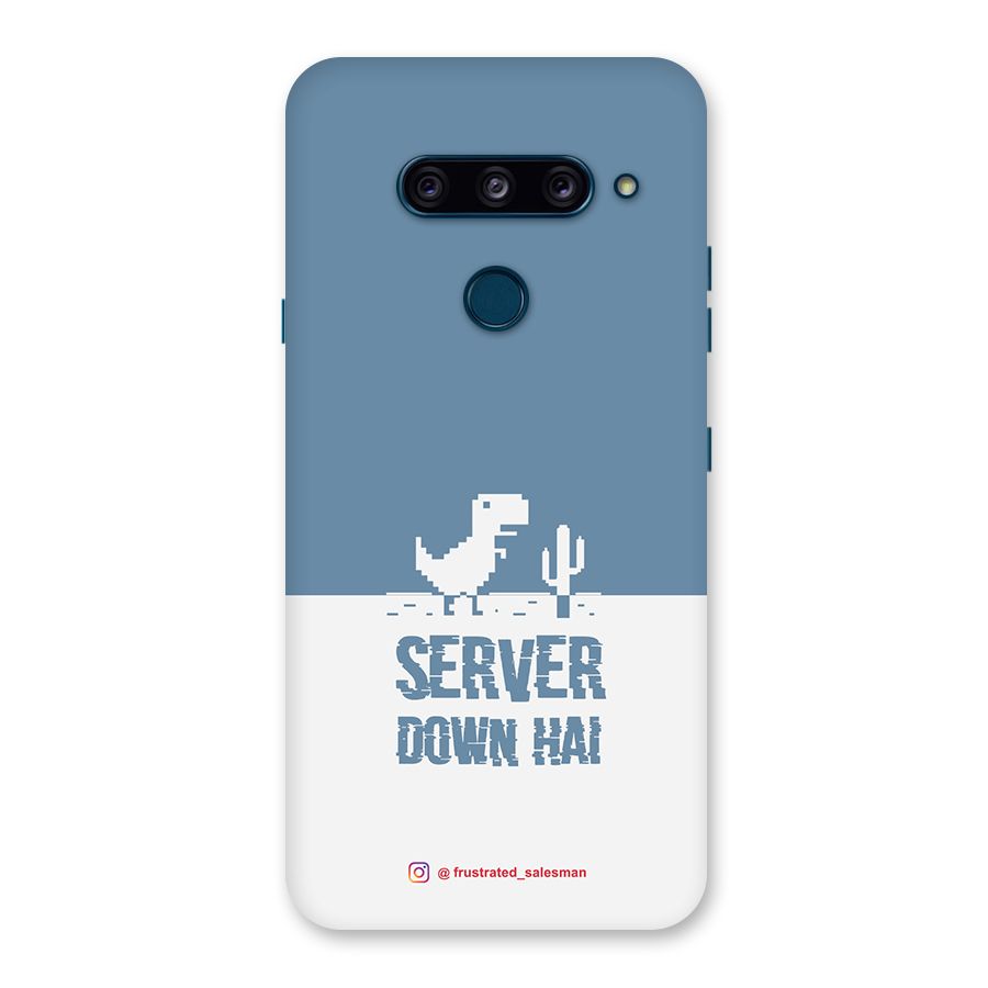 Server Down Hai SteelBlue Back Case for LG  V40 ThinQ