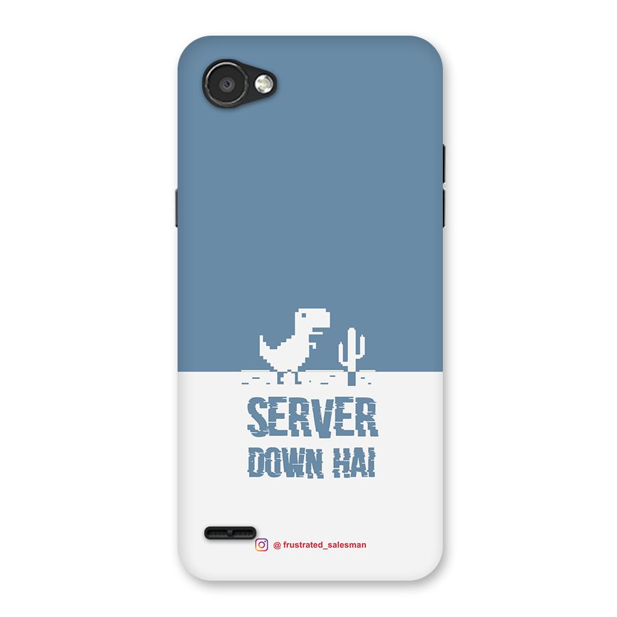 Server Down Hai SteelBlue Back Case for LG Q6