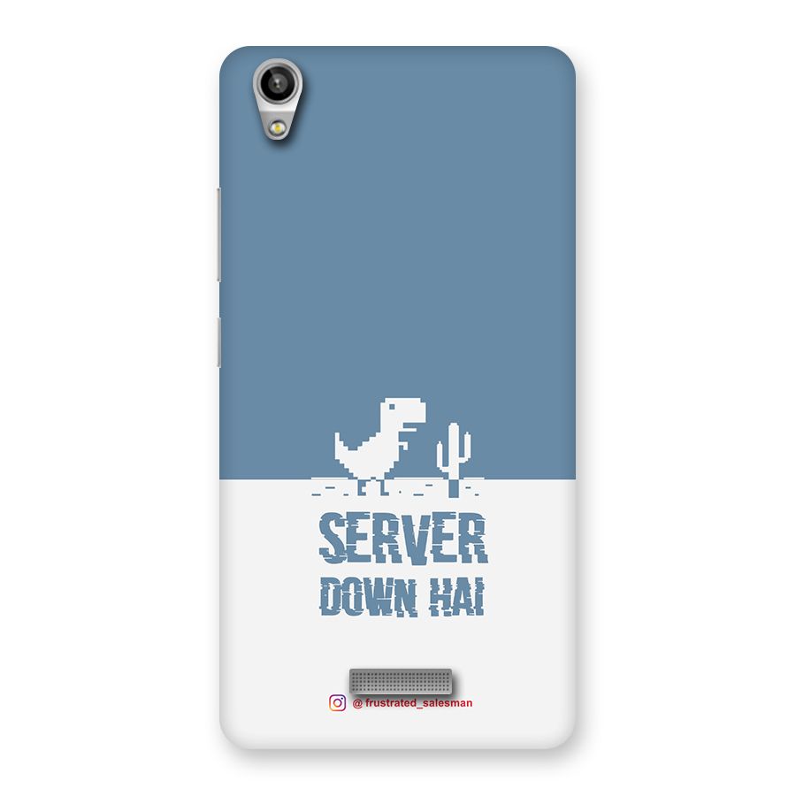 Server Down Hai SteelBlue Back Case for Lava-Pixel-V1