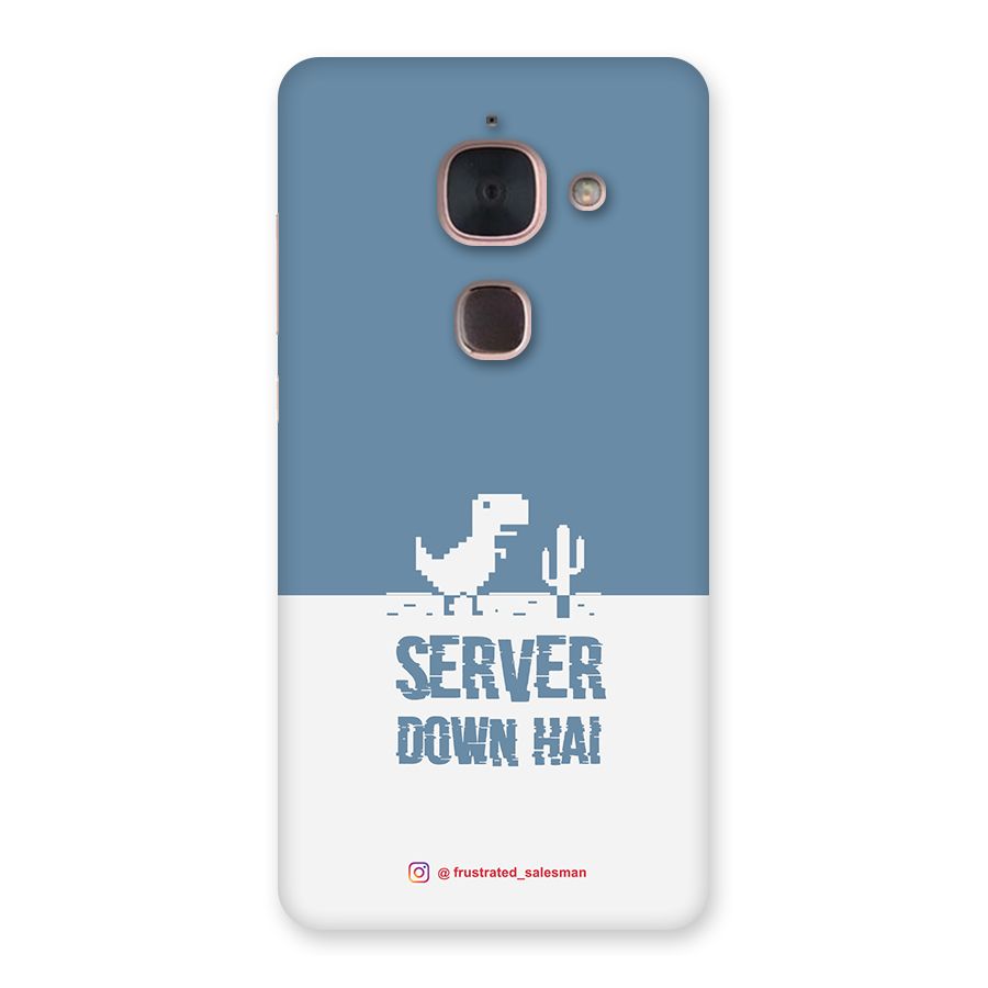 Server Down Hai SteelBlue Back Case for Le Max 2