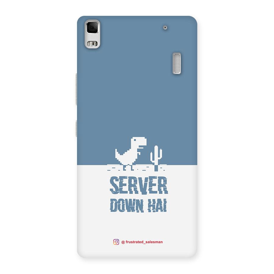 Server Down Hai SteelBlue Back Case for Lenovo A7000