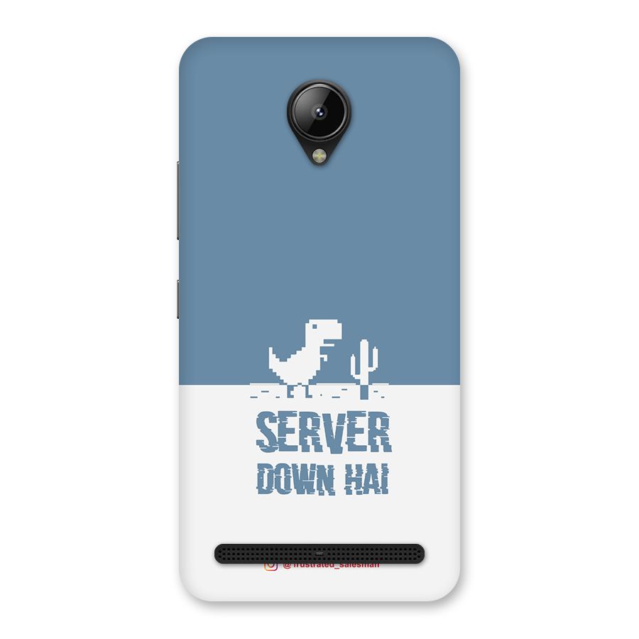 Server Down Hai SteelBlue Back Case for Lenovo C2