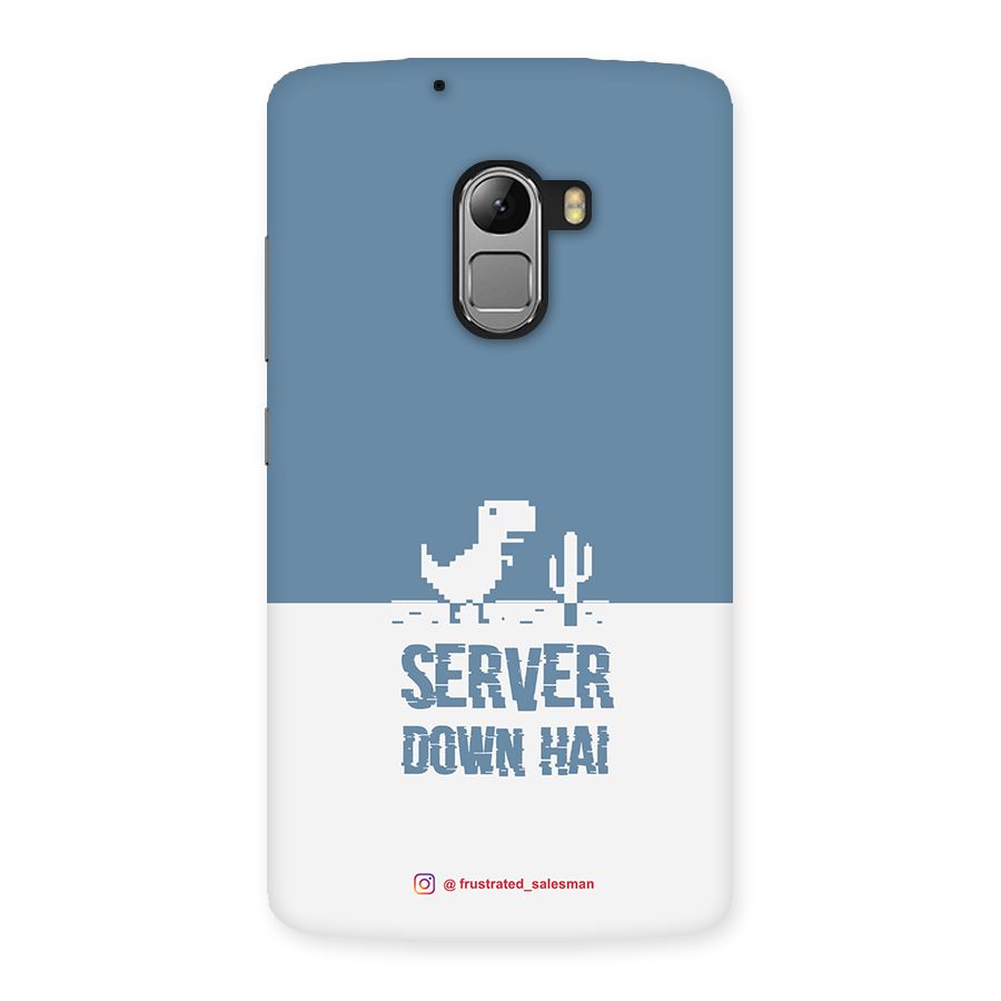 Server Down Hai SteelBlue Back Case for Lenovo K4 Note