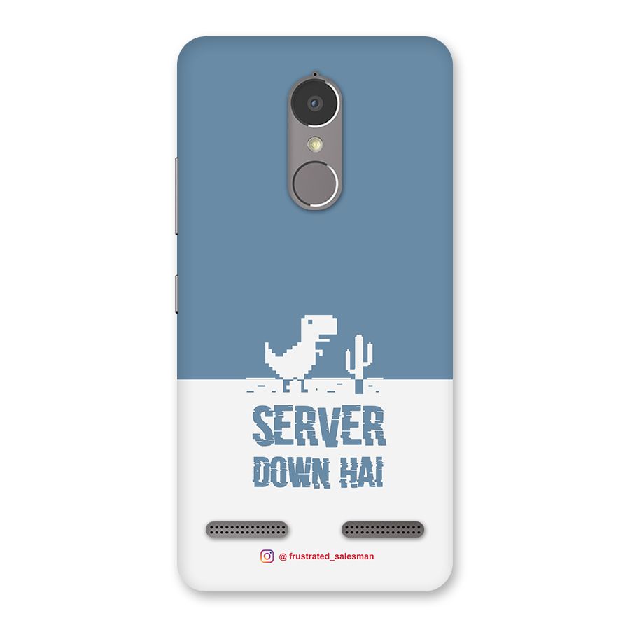 Server Down Hai SteelBlue Back Case for Lenovo K6