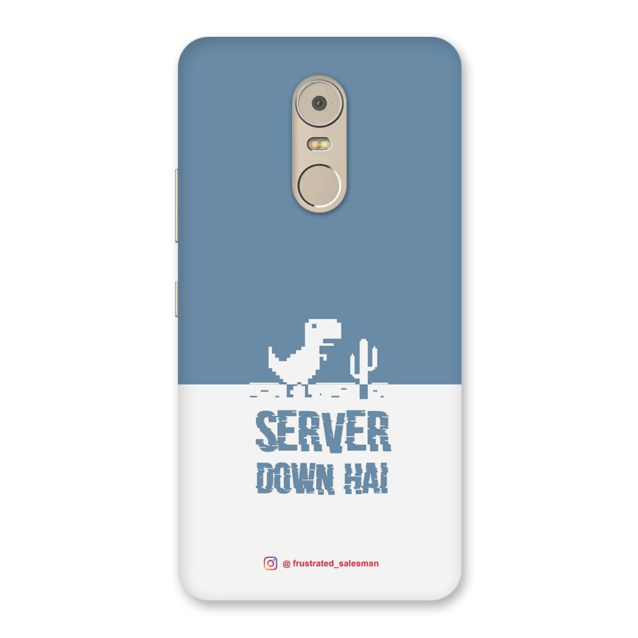 Server Down Hai SteelBlue Back Case for Lenovo K6 Note