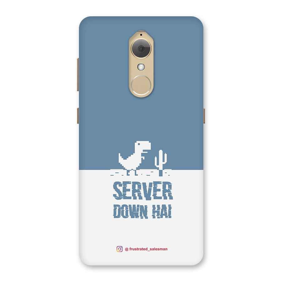 Server Down Hai SteelBlue Back Case for Lenovo K8