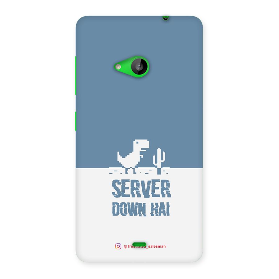 Server Down Hai SteelBlue Back Case for Lumia 535