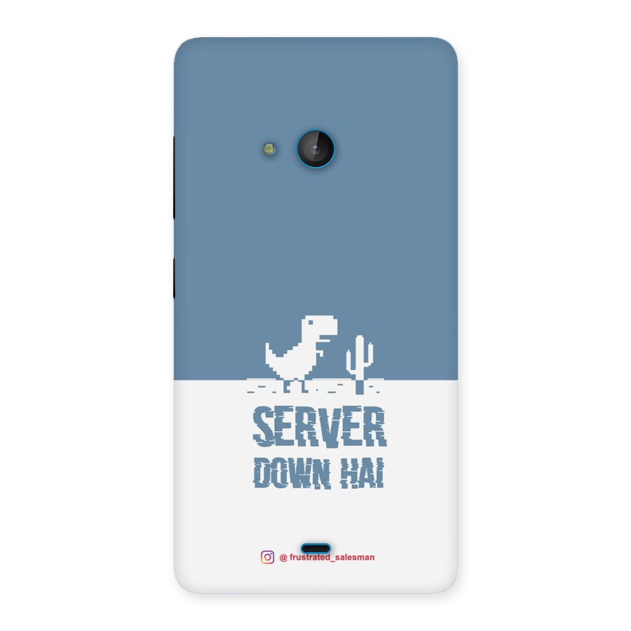 Server Down Hai SteelBlue Back Case for Lumia 540