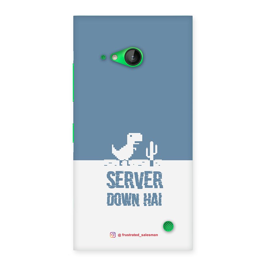 Server Down Hai SteelBlue Back Case for Lumia 730