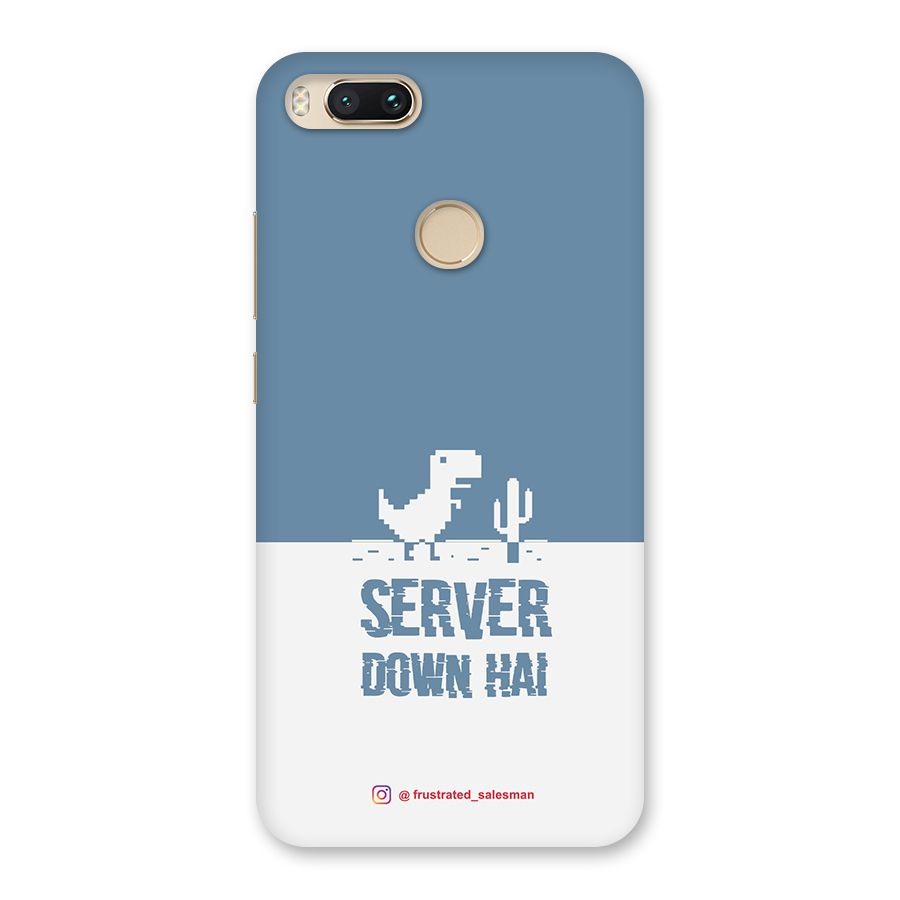 Server Down Hai SteelBlue Back Case for Mi A1