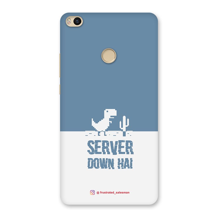 Server Down Hai SteelBlue Back Case for Mi Max 2