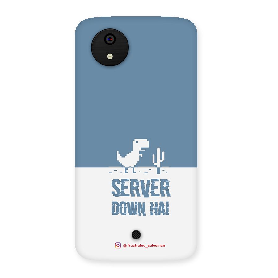 Server Down Hai SteelBlue Back Case for Micromax Canvas A1