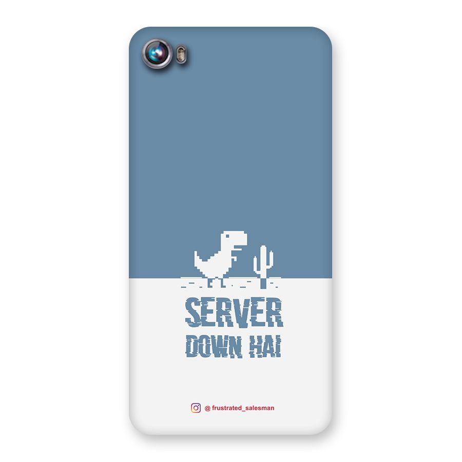 Server Down Hai SteelBlue Back Case for Micromax Canvas Fire 4 A107