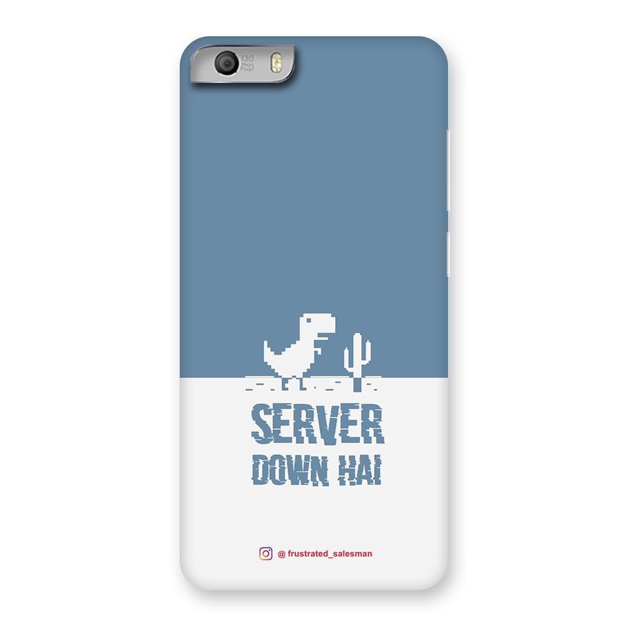 Server Down Hai SteelBlue Back Case for Micromax Canvas Knight 2