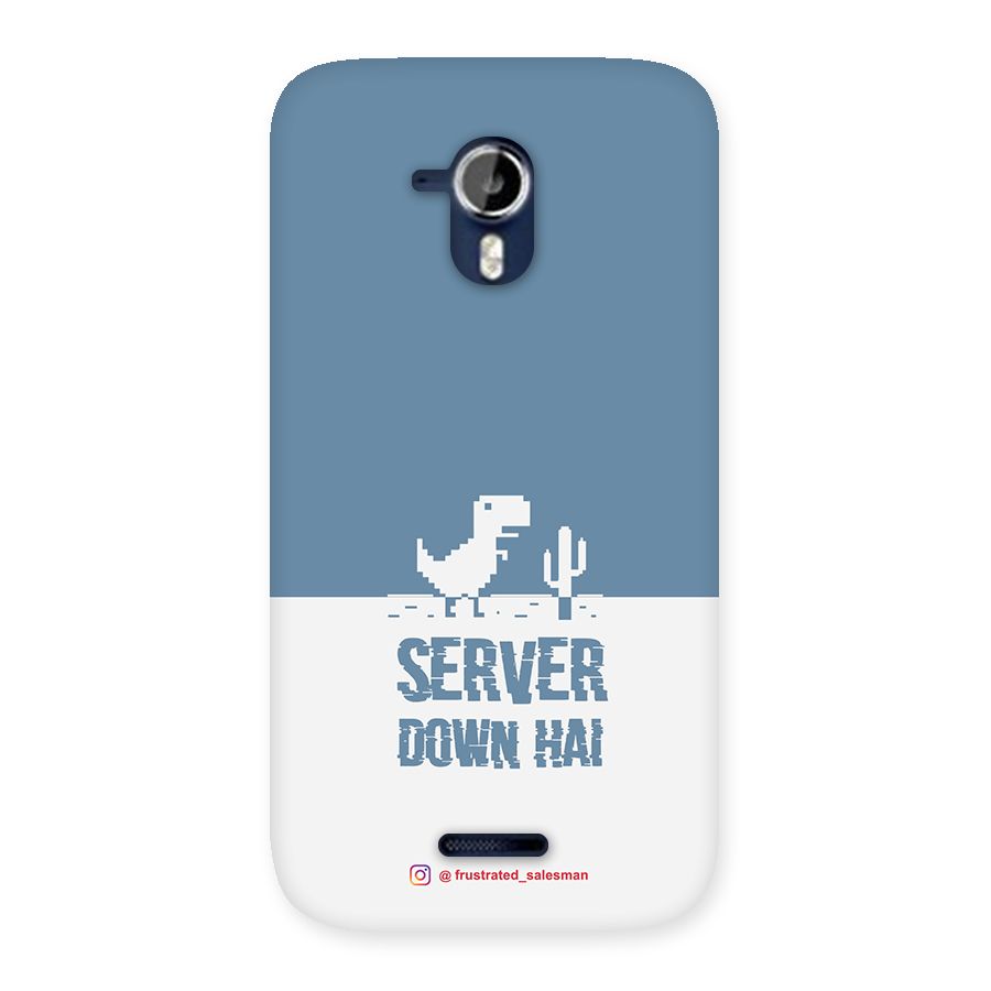 Server Down Hai SteelBlue Back Case for Micromax Canvas Magnus A117