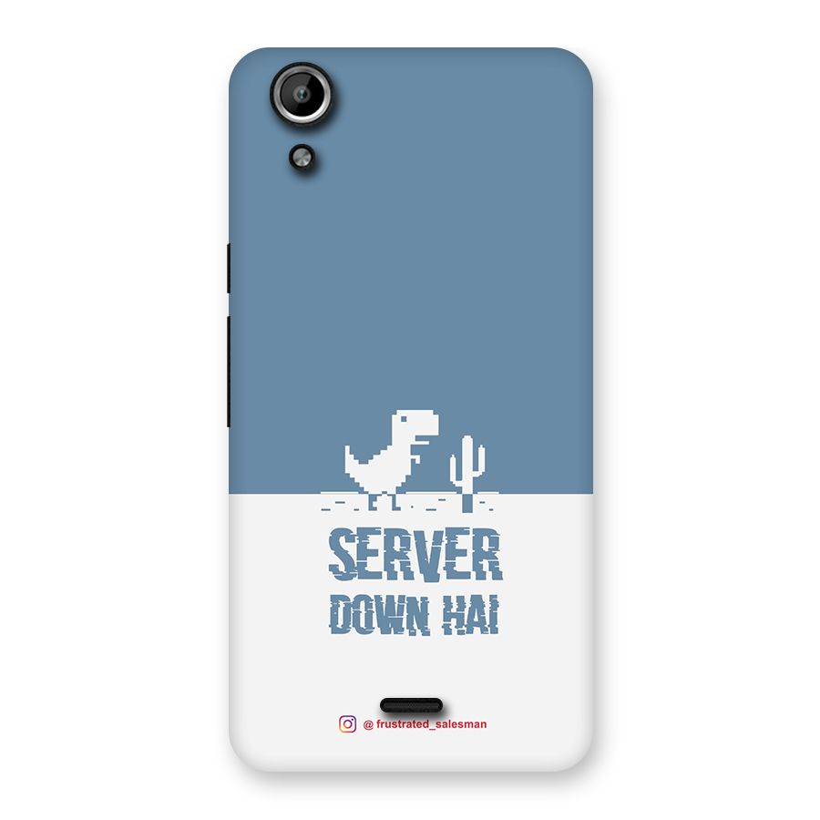 Server Down Hai SteelBlue Back Case for Micromax Canvas Selfie Lens Q345