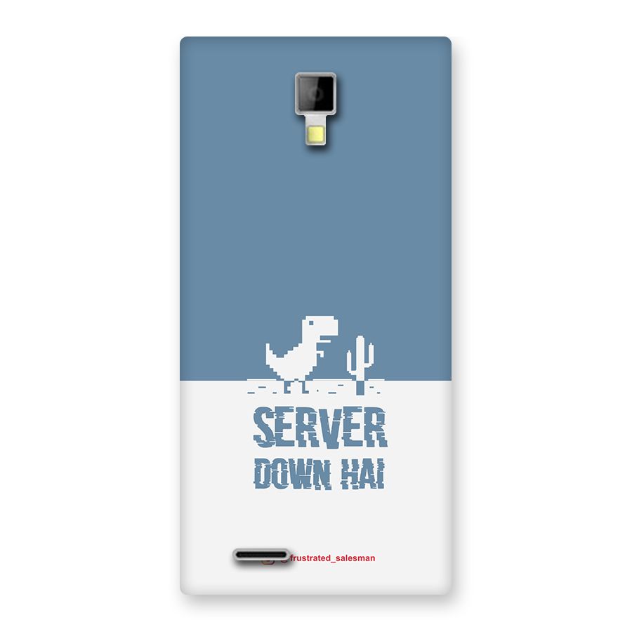 Server Down Hai SteelBlue Back Case for Micromax Canvas Xpress A99