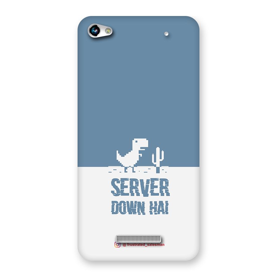 Server Down Hai SteelBlue Back Case for Micromax Hue 2