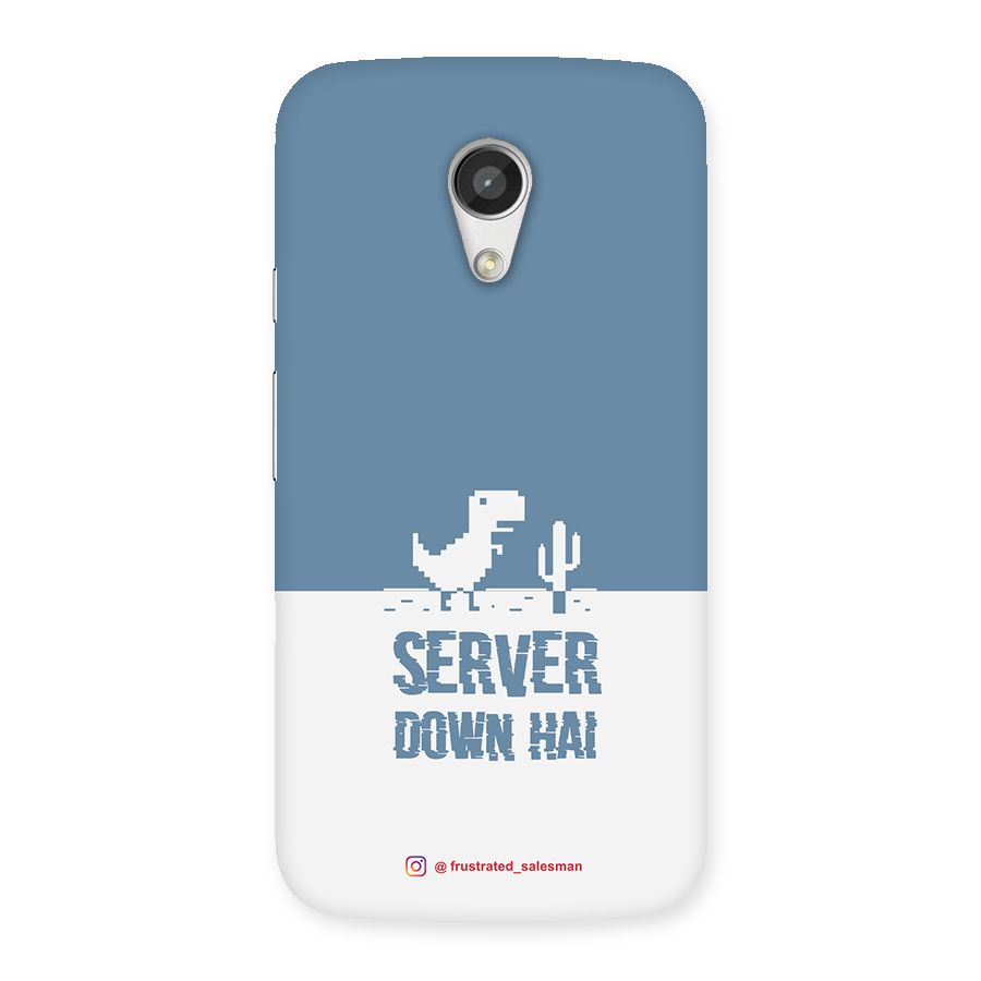 Server Down Hai SteelBlue Back Case for Moto G 2nd Gen