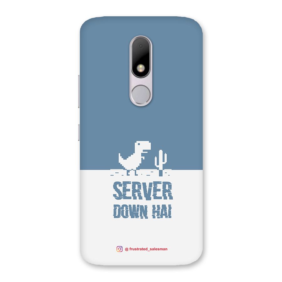 Server Down Hai SteelBlue Back Case for Moto M
