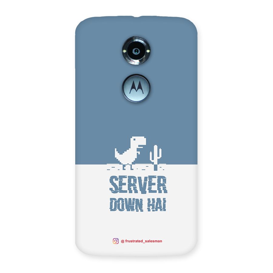 Server Down Hai SteelBlue Back Case for Moto X 2nd Gen