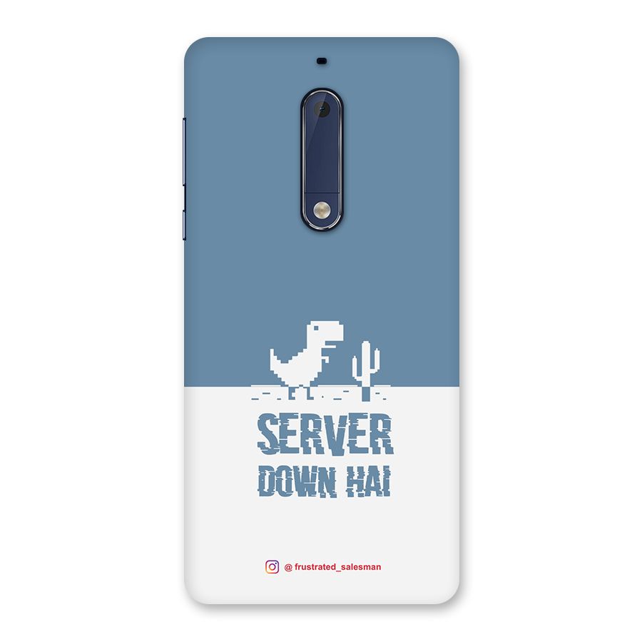 Server Down Hai SteelBlue Back Case for Nokia 5