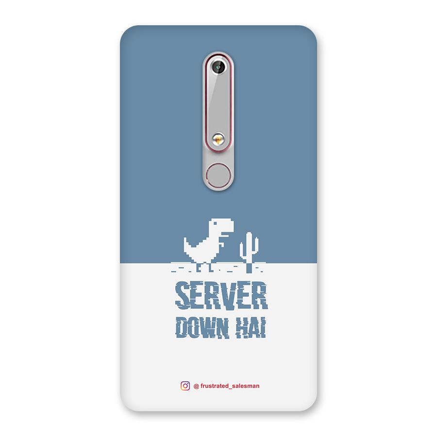 Server Down Hai SteelBlue Back Case for Nokia 6.1