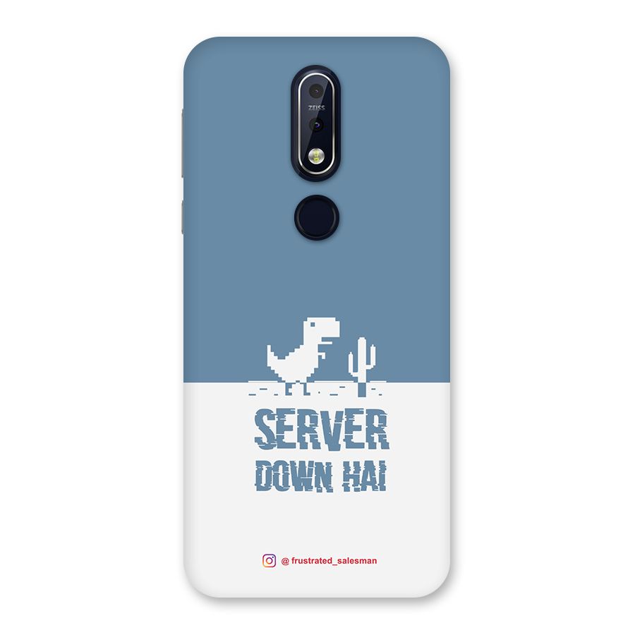 Server Down Hai SteelBlue Back Case for Nokia 7.1