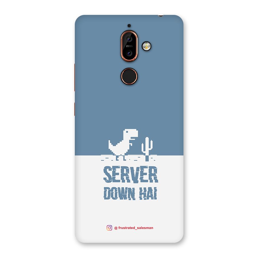 Server Down Hai SteelBlue Back Case for Nokia 7 Plus