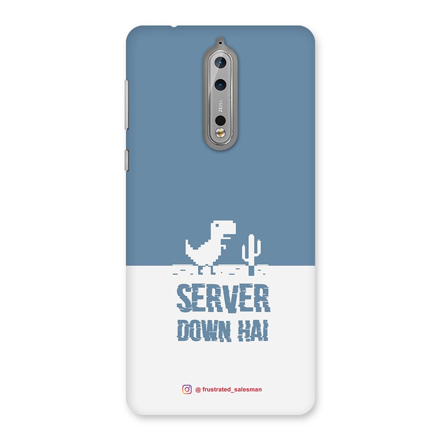 Server Down Hai SteelBlue Back Case for Nokia 8