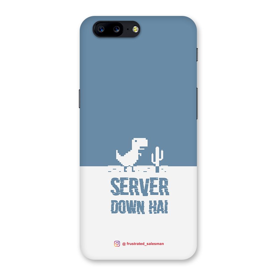 Server Down Hai SteelBlue Back Case for OnePlus 5