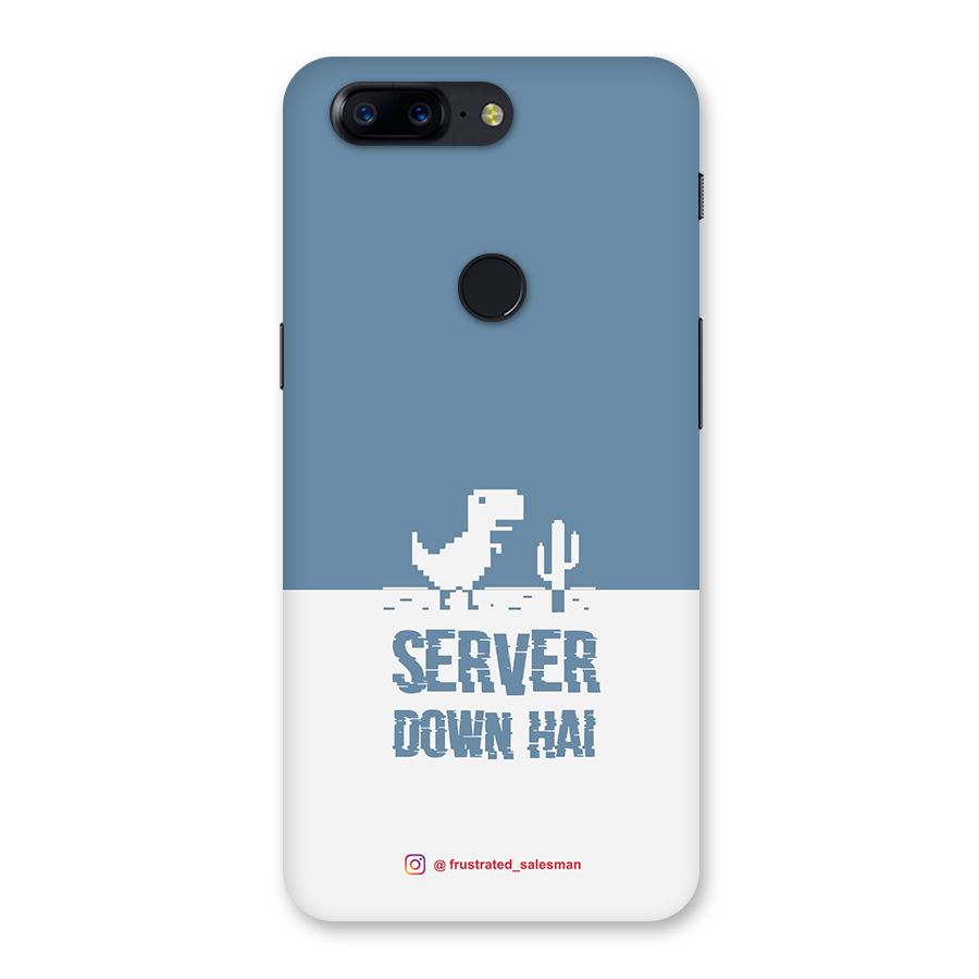 Server Down Hai SteelBlue Back Case for OnePlus 5T