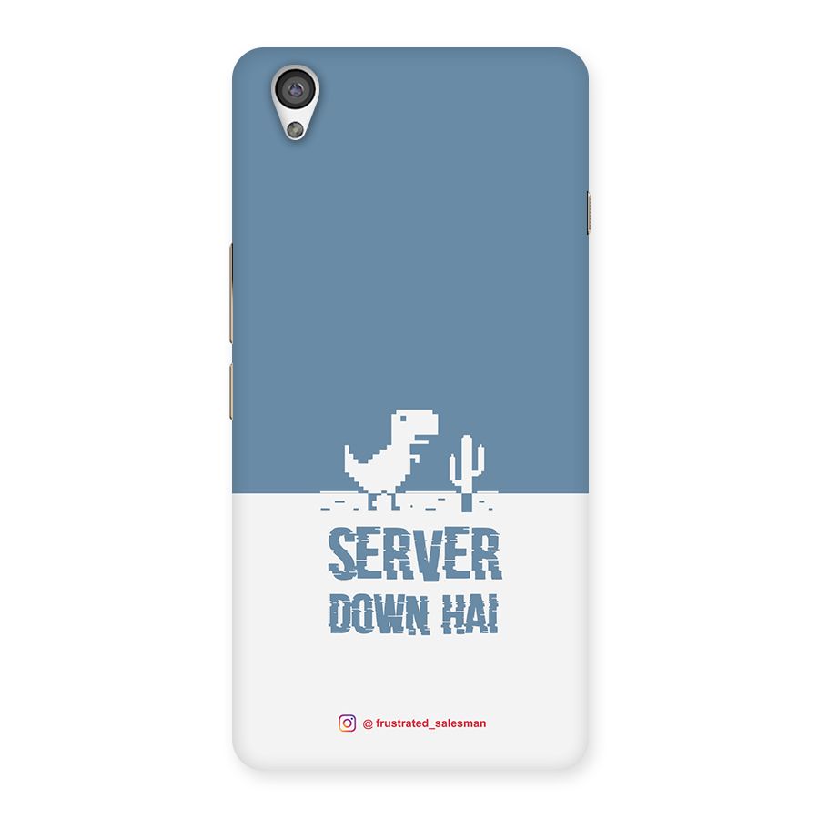 Server Down Hai SteelBlue Back Case for OnePlus X